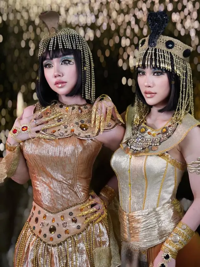 Tips Aplikasi Makeup Cleopatra (photo by instagram.com/vilmei))