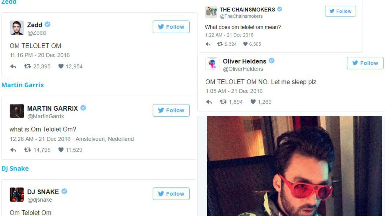 Selebritas dunia membincangkan 'Om Telolet Om'. (Twitter)