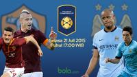 Internastional Champions Cup 2015: AS Roma vs Manchester City (Bola.com/Samsul Hadi)