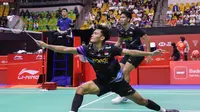 Ganda putra Indonesia Muhammad Shohibul Fikri/Daniel Marthin tersingkir di perempat final Hong Kong Open 2024 usai kalah dari wakil Korea Selatan Kang Min-hyuk/Seo Seung-jae di Hong Kong Coliseum, Jumat, 13 September. (foto: PP PBSI)