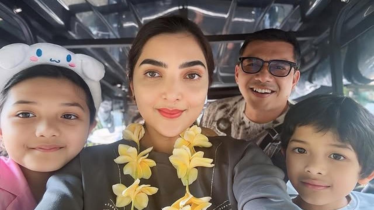 Potret Anang dan Ashanty di Ubud Niatnya Mau Honeymoon Tapi Arsy dan Arsya Ngintil, Happy Dapat Surprise di Hari Ibu