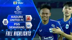 Berita video highlights lanjutan BRI Liga 1 2022/2023 antara Madura United melawan PSIS Semarang yang digelar di Stadion Manahan, Jawa Tengah, Senin (5/12/2022) sore hari WIB.