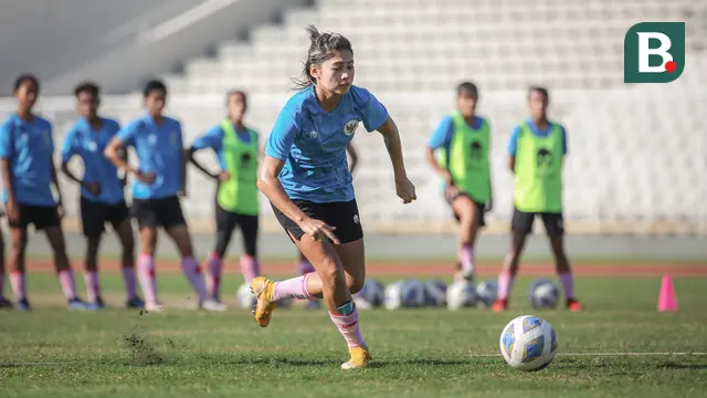 Foto: Songsong Piala Asia Wanita 2022, Timnas Wanita Indonesia Giatkan Latihan