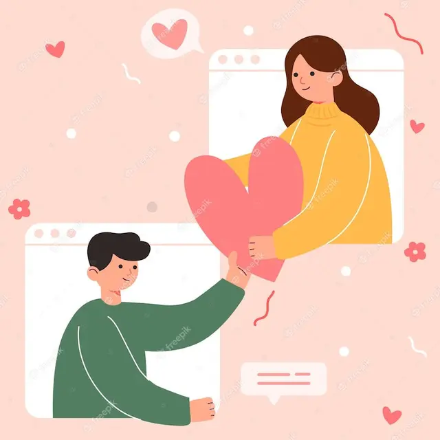 Ilustrasi bahasa cinta