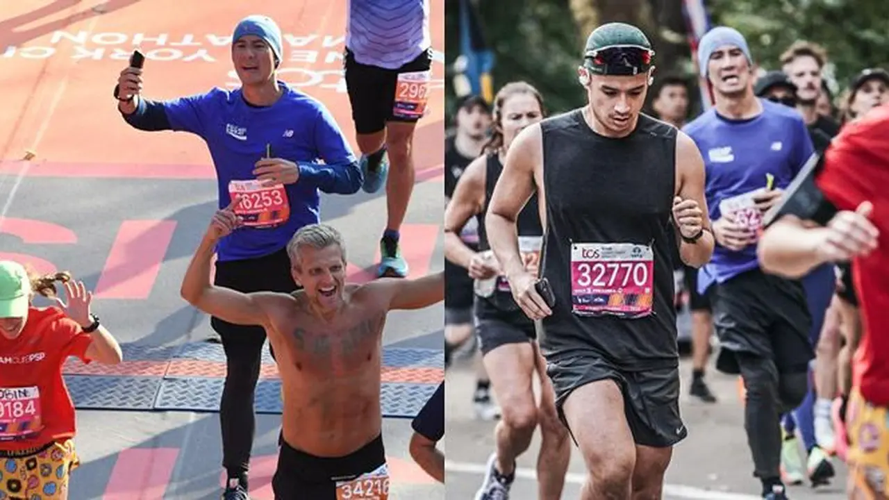 8 Potret Daniel Mananta Tertangkap Kamera Fotografer New York Marathon Ini Bikin Geleng Kepala
