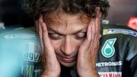 Valentino Rossi makin tidak pede hadapi MotoGP Jerman (Roni Hartmann/AFP)
