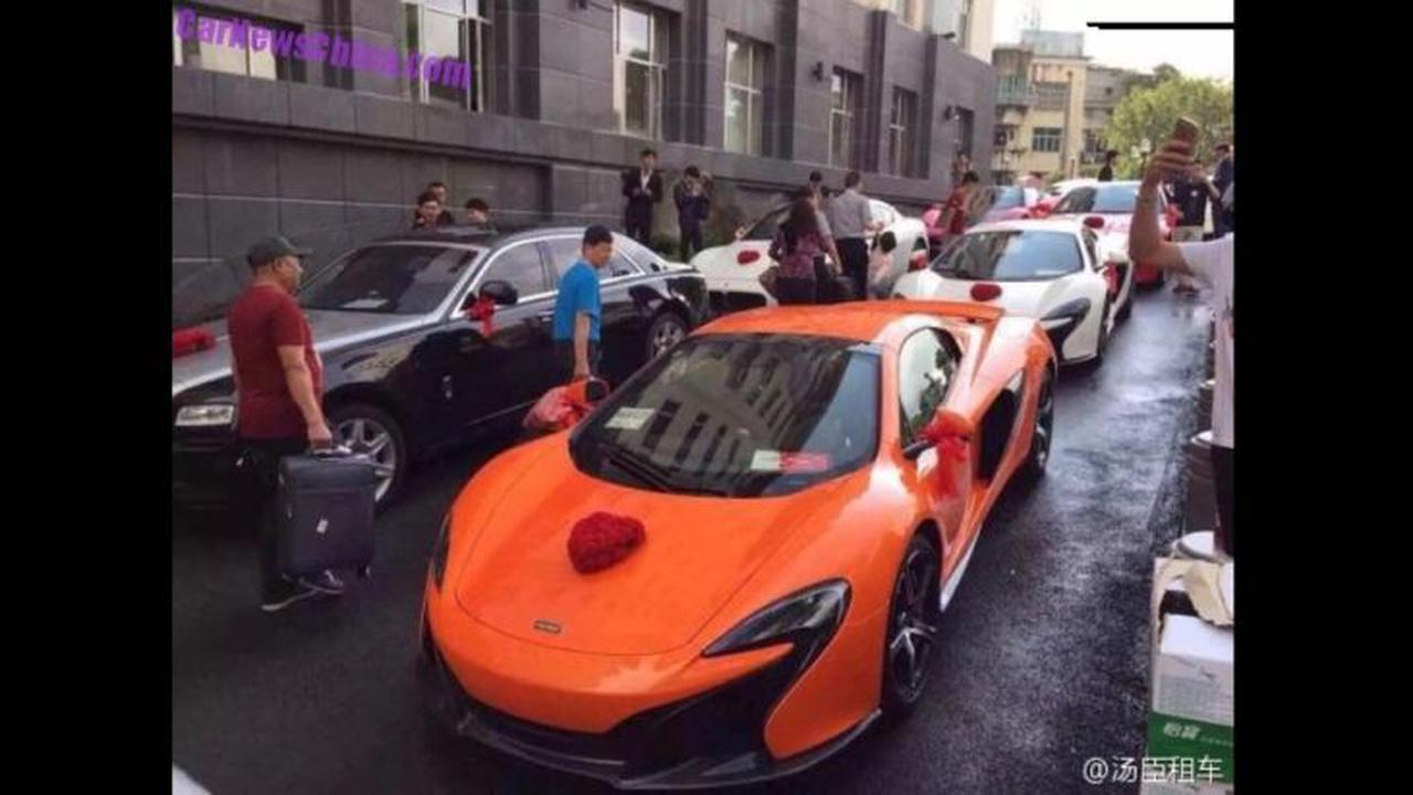 Pesta Pernikahan di Tiongkok Diarak Deretan Supercar