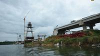 Jembatan Pulau Balang II menjadi penghubung Balikpapan ke ibu kota baru akan selesai pada akhir 2020. (Dok. Kementerian PUPR)