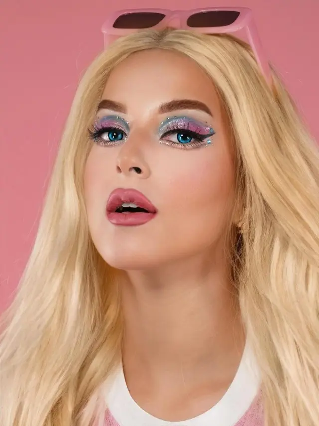 Tasya Farasya Cosplay Jadi Barbie