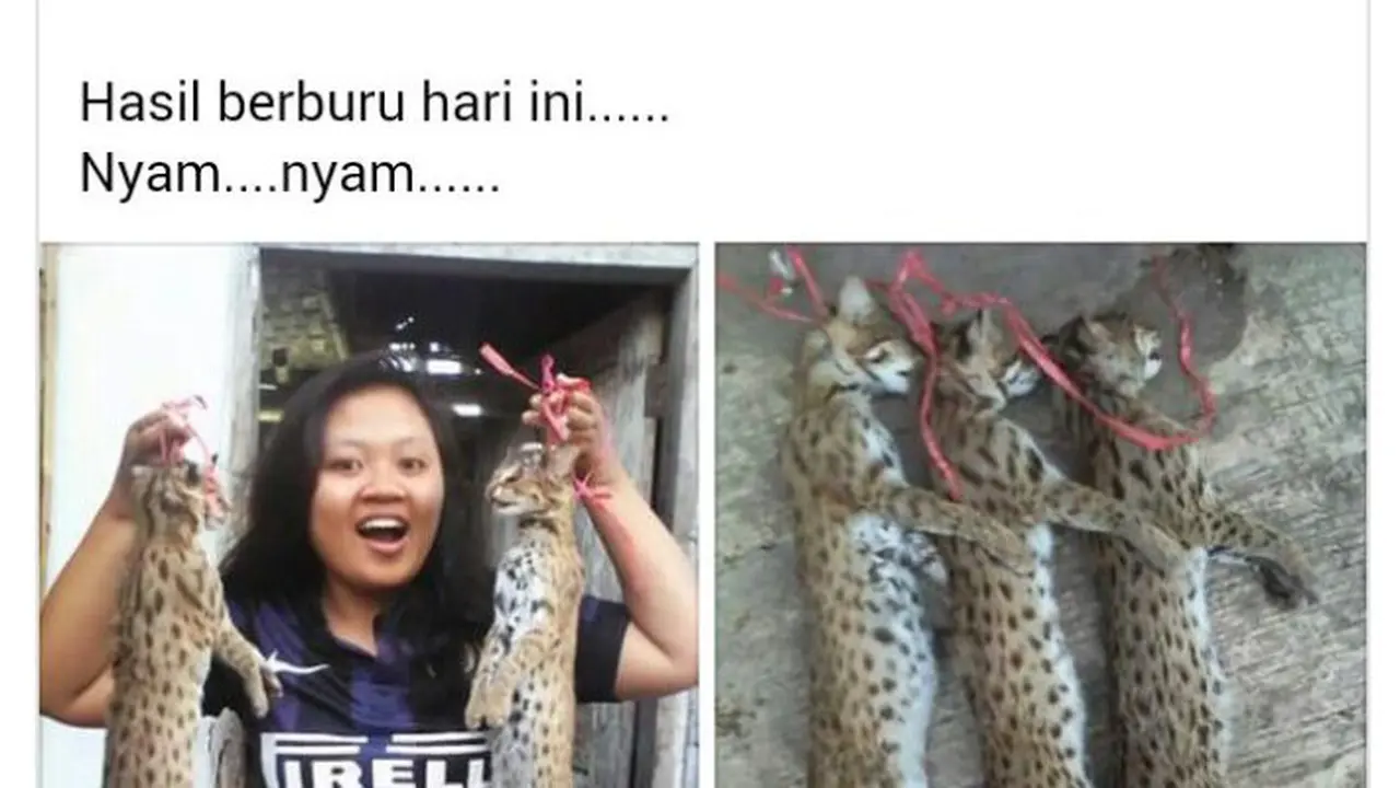 Wajib Share! Ini Wajah Anak Muda Ngeselin Pembantai Satwa Liar
