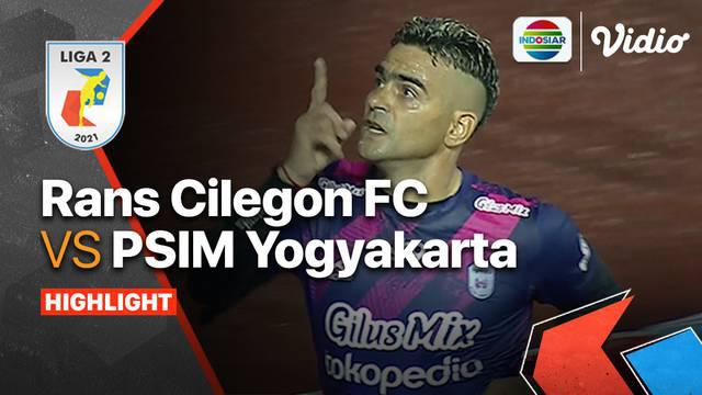 Berita video highlights semifinal Liga 2 2021/2022, Rans Cilegon FC melawan PSIM Yogyakarta yang berakhir dengan skor 3-0, Senin (27/12/2021) sore hari WIB. Hasil tersebut membuat Rans Cilegon memastikan promosi ke BRI Liga 1 musim depan.