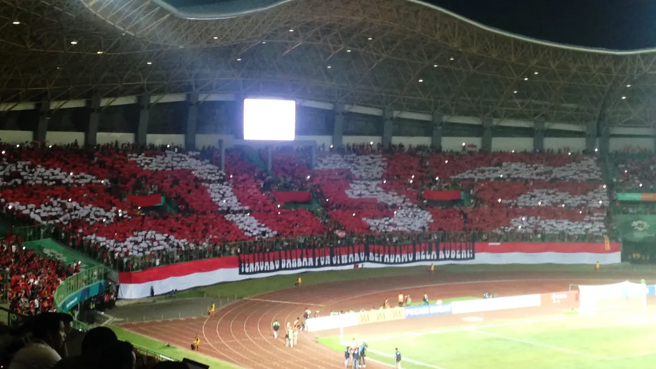 Suporter Timnas Indonesia Asian Games 2018