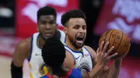 Stephen Curry memimpin Warriors menang atas Pistons pada lanjutan NBA (AP)