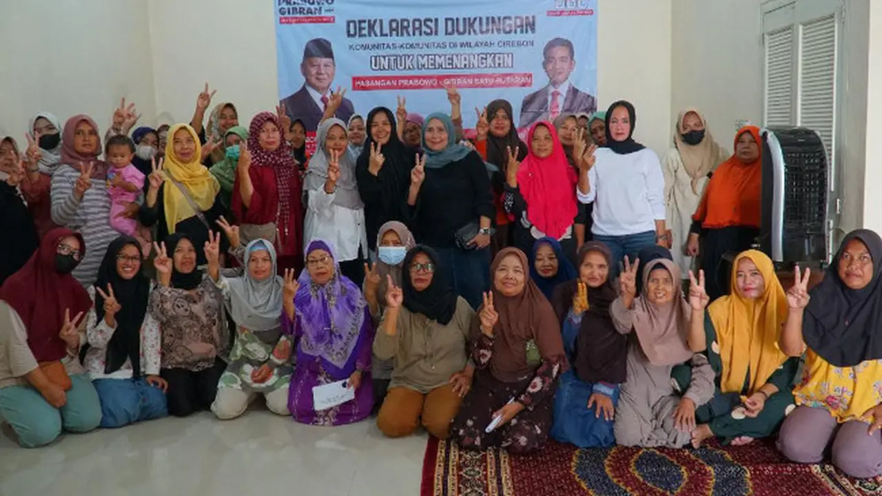 Deklarasi emak-emak untuk Prabowo-Gibran