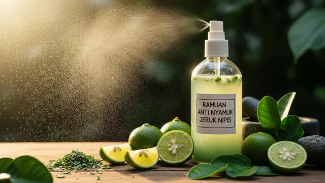 Cara Membuat Ramuan Anti Nyamuk dari Jeruk Nipis/Gemini AI