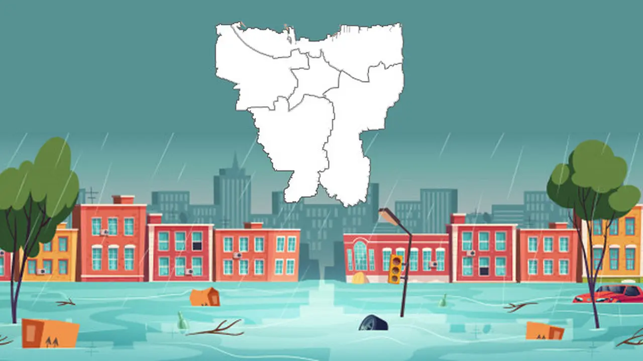 Ilustrasi banjir DKI Jakarta (Liputan6.com / Triyasni)