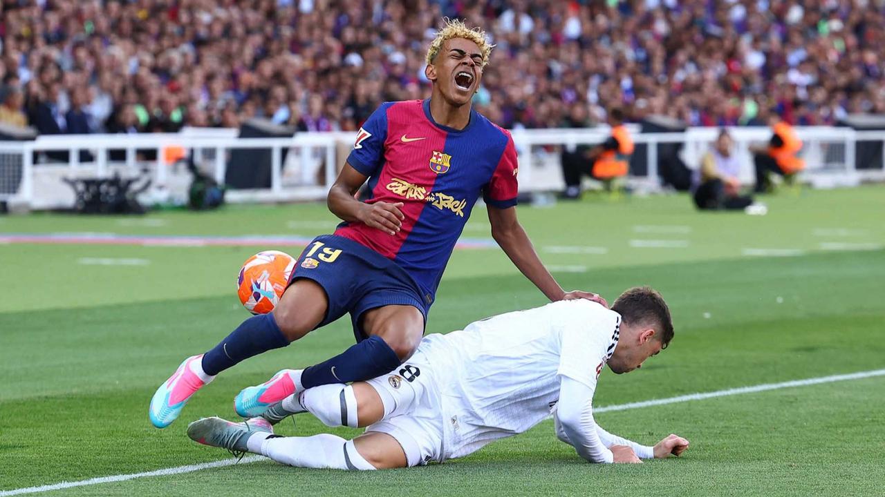 FOTO: El Clasifo Barcelona Hajar Real Madrid 4-3