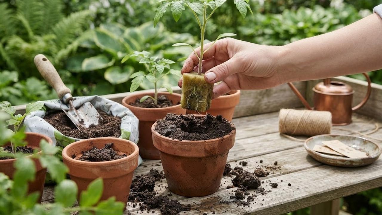 Cara membuat media tanam dari spons bekas