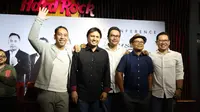 Jikustik bersama dengan Pongki Barata dan Icha di Hard Rock Cafe, Jakarta