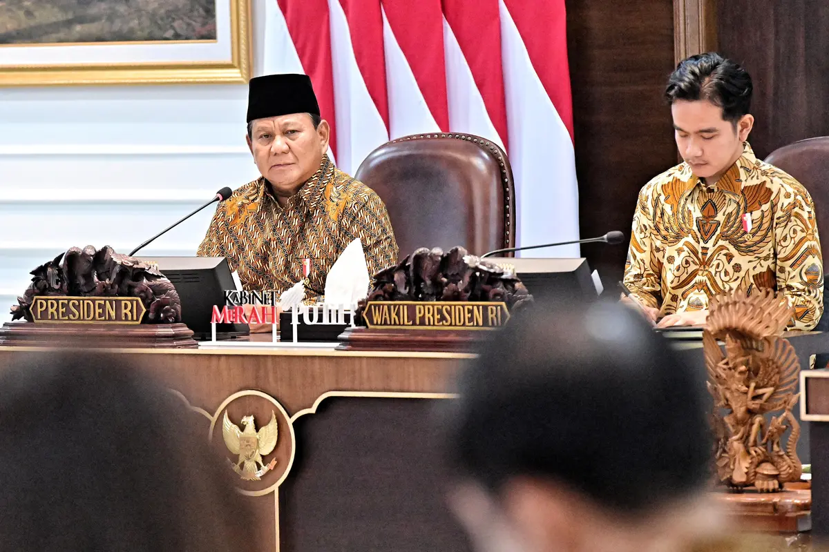 Prabowo Pimpin Sidang Kabinet Perdana di Istana Jakarta