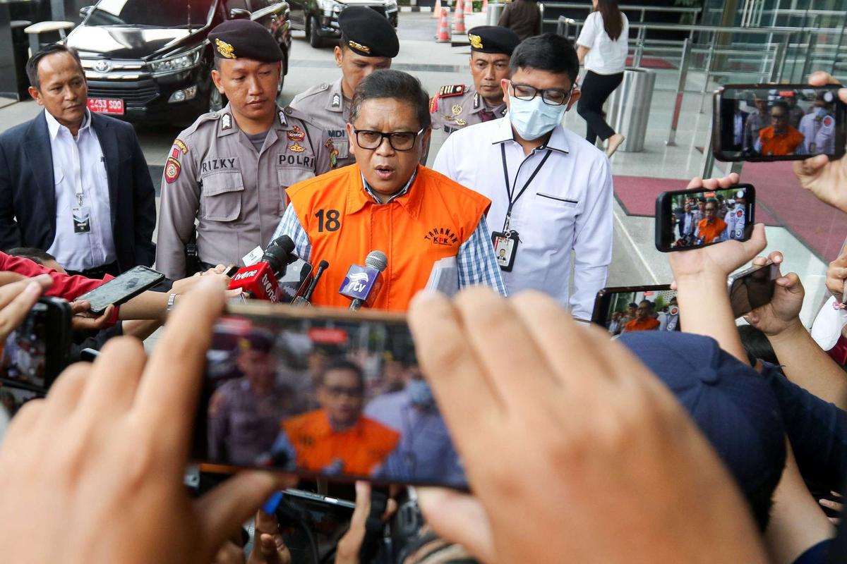 Sekjen PDIP Hasto Kristiyanto diperiksa KPK