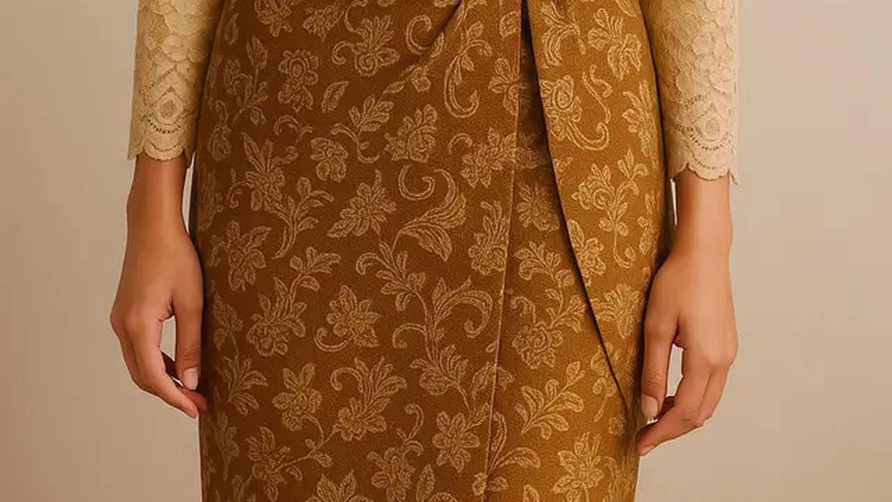 7 Model Bawahan Kebaya Brokat yang Timeless, Cocok Dipakai Seumur Hidup
