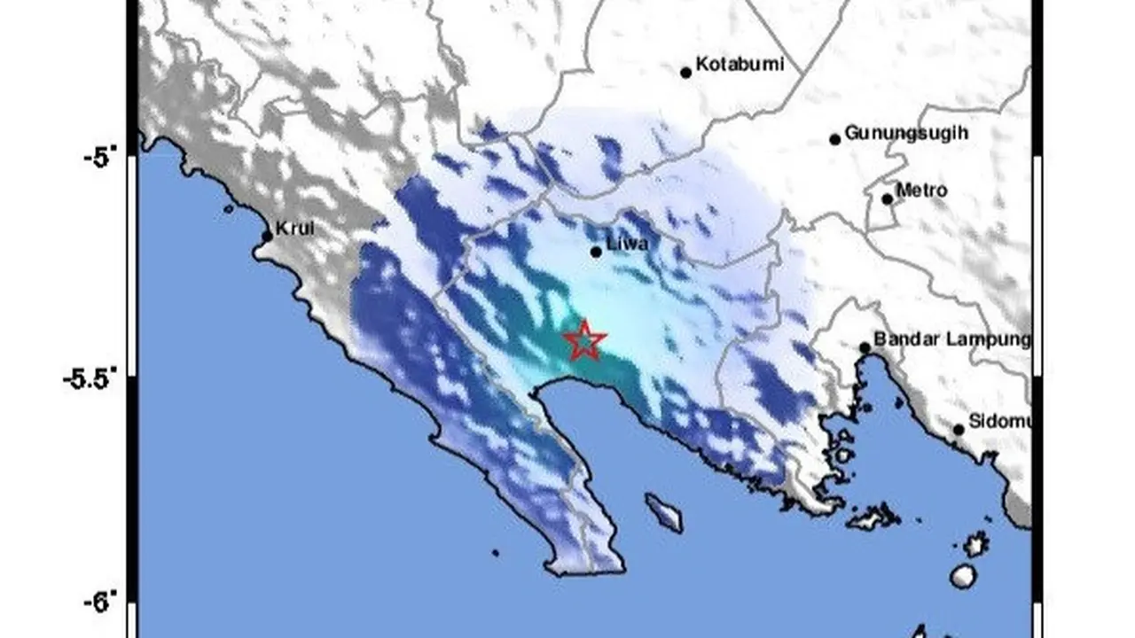 Gempa guncang Tanggamus Lampung