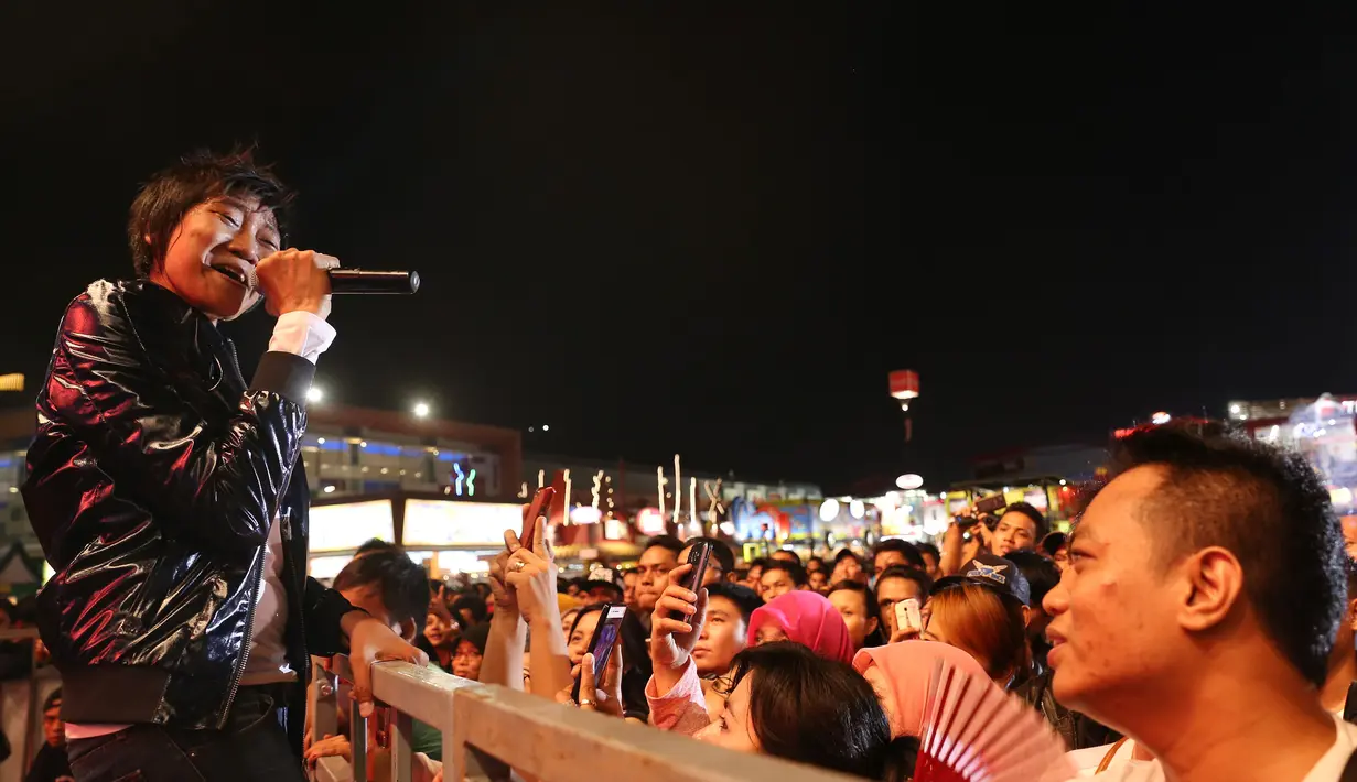 Foto Base Jam di PRJ (Galih W. Satria/bintang.com)