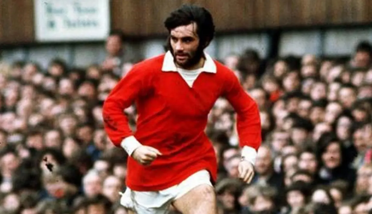 George Best memulai karier klubnya di Inggris dengan MU yang sudah mengetahui bakatnya pada usia 15 tahun. Dia kemudian mencapai kesuksesan bersama United dengan mencetak 179 gol dari 470 penampilan selama lebih dari 11 tahun.(Fansshare.com)