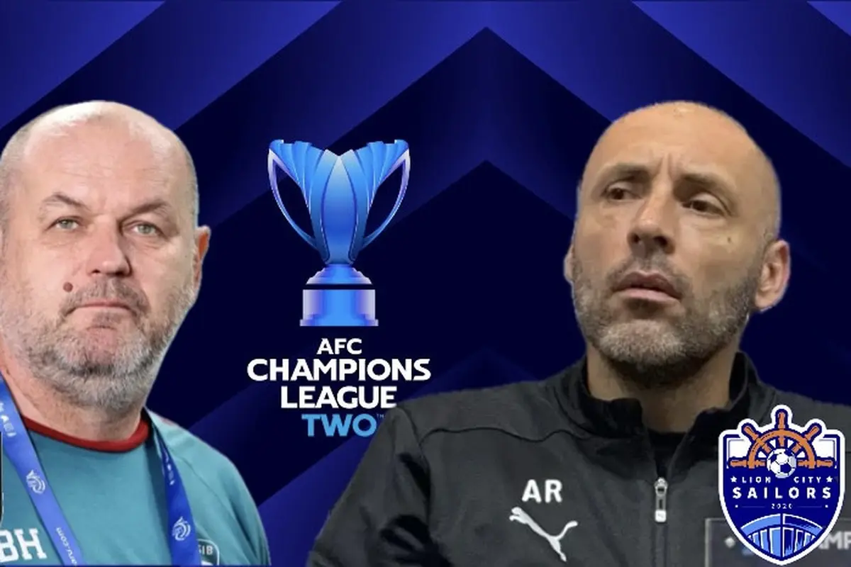 Duel pelatih Persib Bandung vs Lion City Sailors di AFC Champions League Two