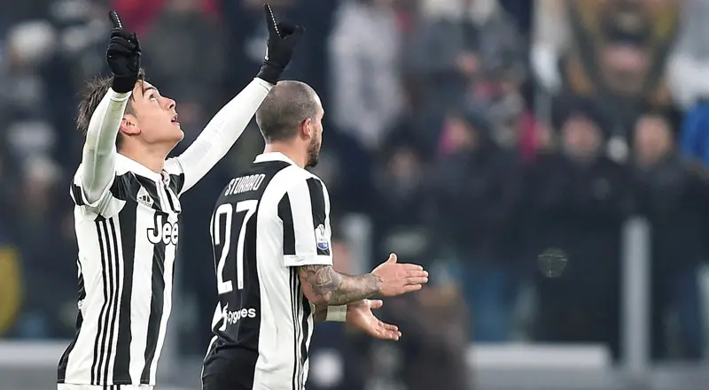 Penyerang Juventus, Paulo Dybala. (AP/Alessandro Di Marco)