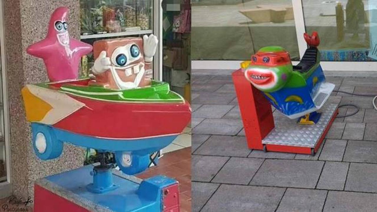 8 Potret Nyeleneh Bentuk Wahana Odong-Odong Ini Kocak