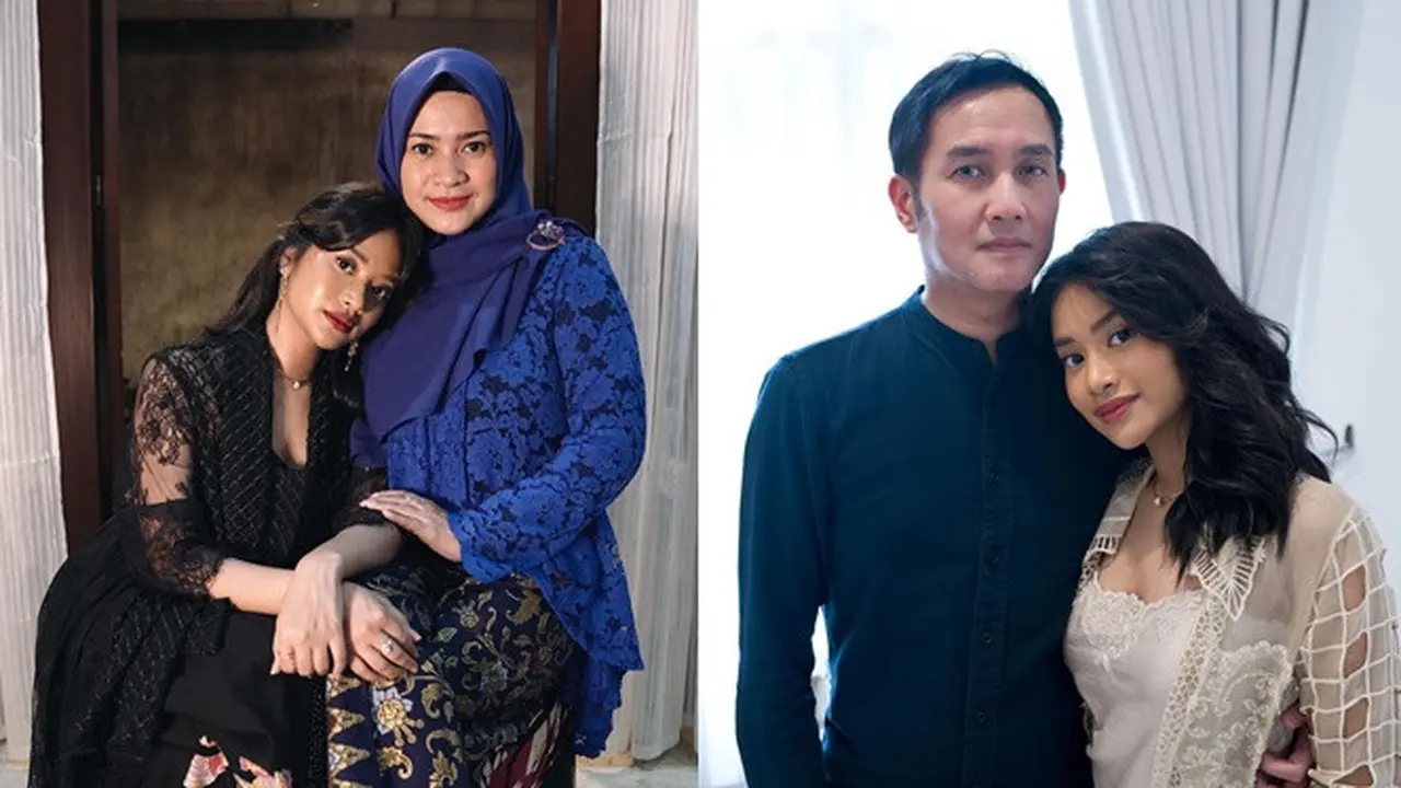 6 Potret Beda Gaya Adira Kania saat Silaturahmi dengan Ikke Nurjanah dan Aldi Bragi