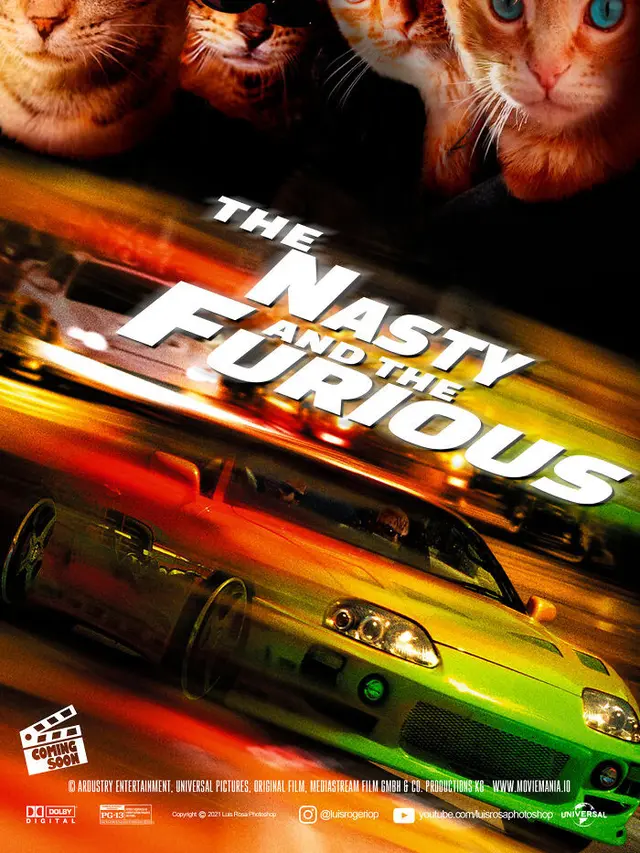8 Parodi Poster Film Ini Kocak, Peran Utama Diganti Kucing Lucu