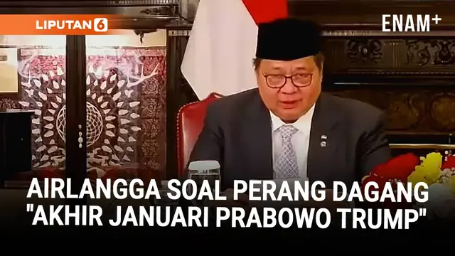 Menko Airlangga Blak-blakan Perkembangan Perang Dagang: Akhir Januari Prabowo Trump ...!