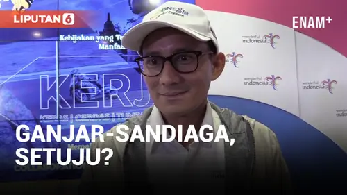 VIDEO: Sandiaga Uno Optimis Jadi Cawapres Ganjar Pranowo, tapi...