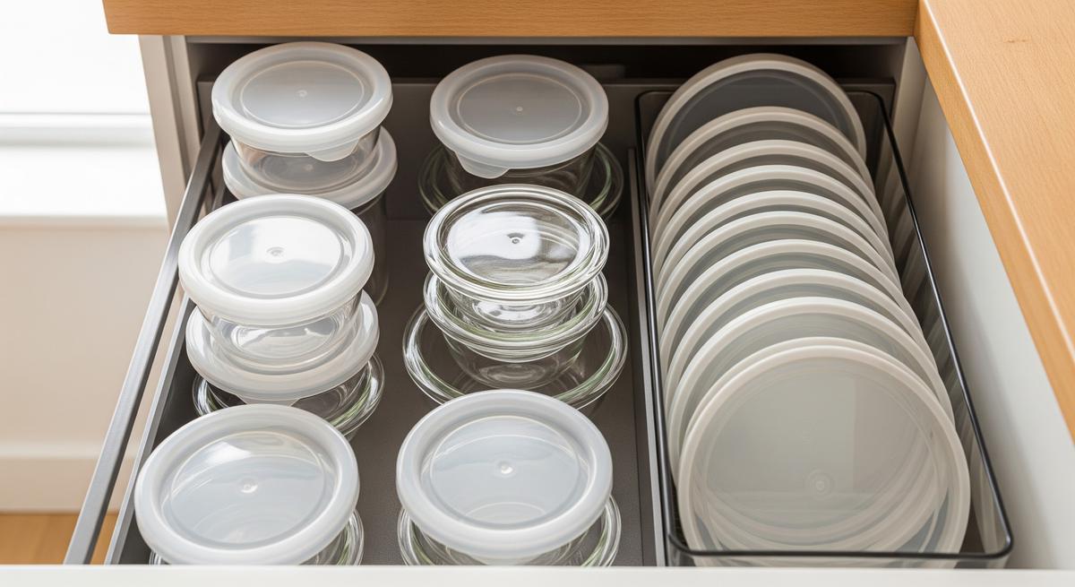 Cara Menyimpan Peralatan Dapur agar Meja Masak Tetap Kosong dan Rapi (AI Generated)
