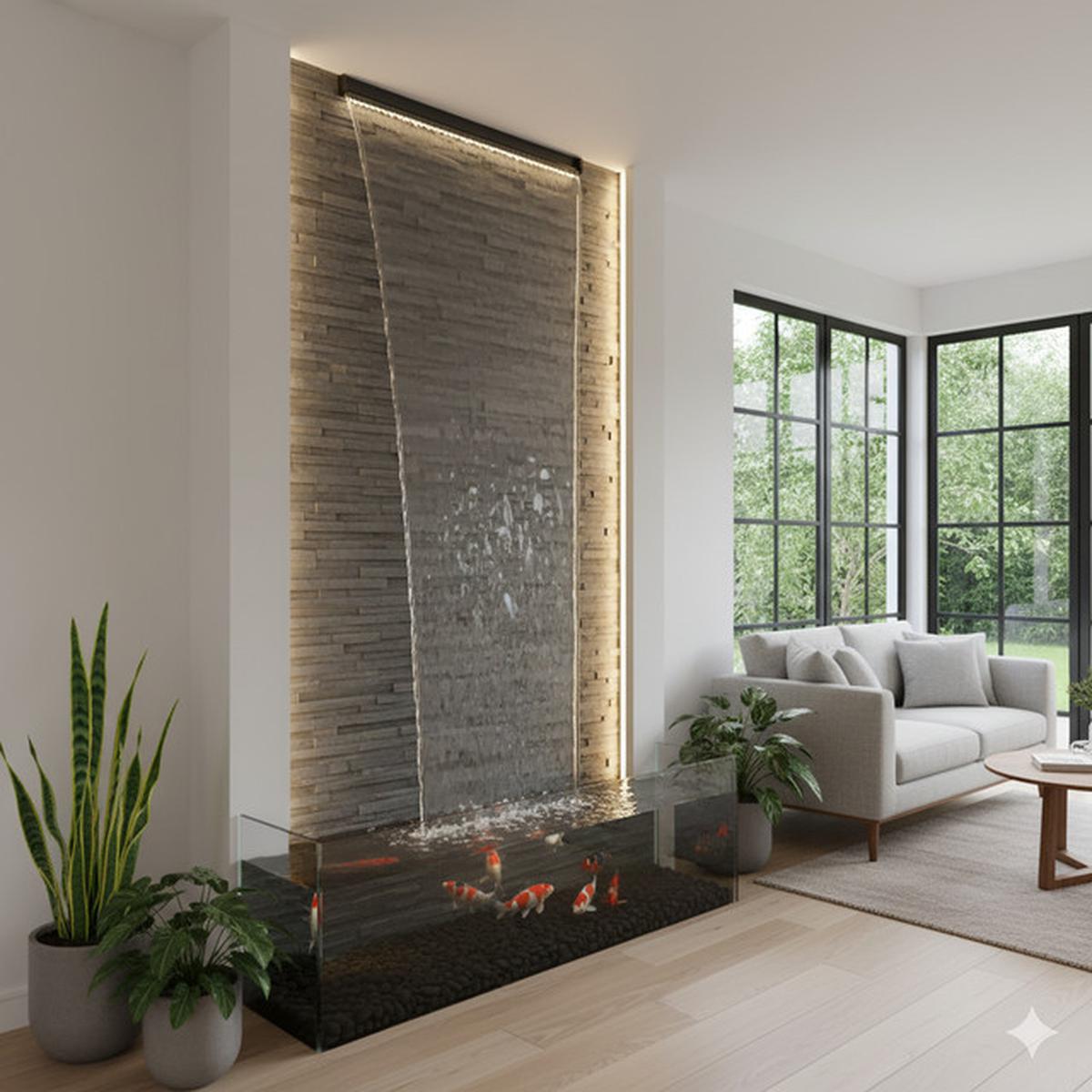 7 Desain Rumah Kecil dengan Kolam Koi Indoor yang Tidak Makan Banyak Tempat
