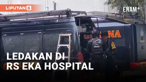 VIDEO: Ledakan di Rumah Sakit Eka Hospital BSD, Tim Gegana Diturunkan