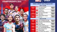 Link Live Streaming BWF World Championships 2025 Round of 16 Eksklusif di Vidio
