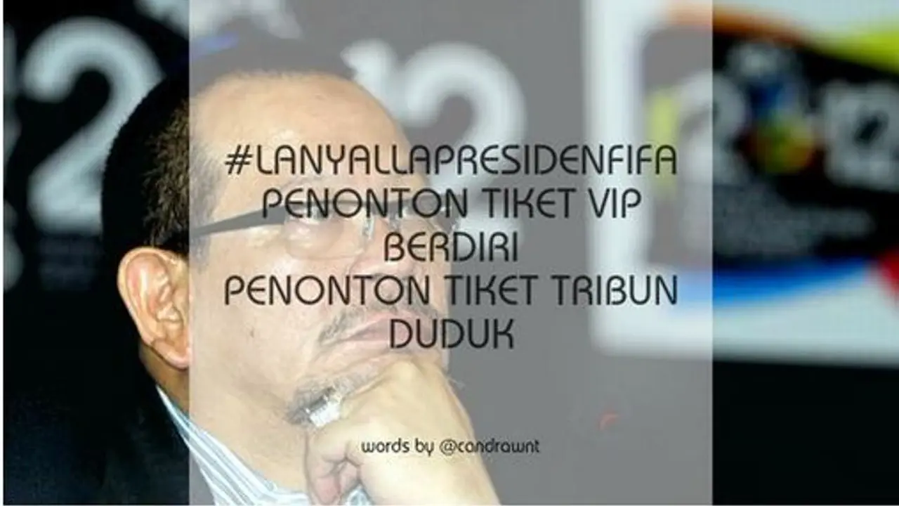 #LaNyallaPresidenFIFA Trending Setelah Sepp Blatter Mundur 