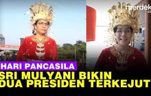 VIDEO: Penampilan Sri Mulyani Bikin Jokowi & Megawati Terkejut di Hari Pancasila