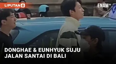 Viral! Video Donghae dan Eunhyuk Super Junior Jalan Santai di Bali