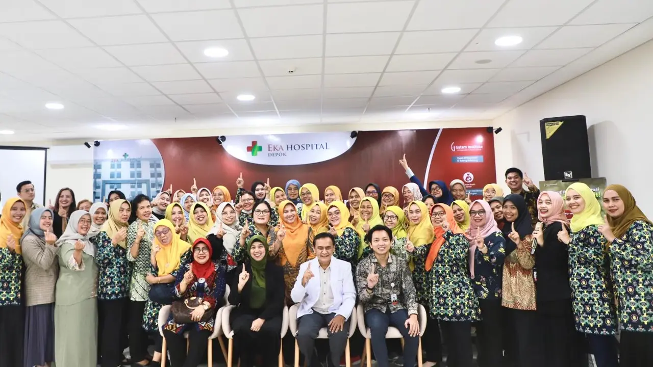 Eka Hospital Depok menggelar kegiatan “Unboxing Rumah Sakit” untuk memperkenalkan berbagai fasilitas kesehatan baru yang siap memberikan pelayanan kesehatan bagi masyarakat. (Dok Sinar Mas)