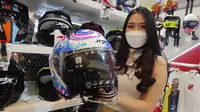 JPX Helmet Tawarkan Helm Baru Nova X di GIIAS 2022 (Arief A/Liputan6.com)