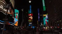 Mini Album Aziz Hedra Didukung oleh Spotify Global, Tayang di Billboard Raksasa Times Square New York
