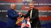 Instansi kepabeanan Indonesia dan Malaysia, Bea Cukai dan Royal Malaysian Customs Department (RMCD/Kastam Malaysia) melaksanakan pertemuan bilateral ke-19 di kota Medan, Rabu, 23 Agustus 2023. (Istimewa)