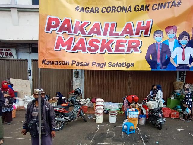 Jadi Contoh Pencegahan Corona Ini Inovasi Yang Dilakukan Pasar Pagi Salatiga Bisnis Liputan6 Com