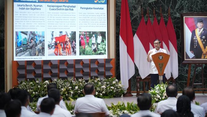 Pramono Kumpulkan Pejabat Daerah: Perkuat Mitigasi Cuaca Ekstrem Jelang Nataru