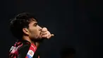 Gelandang AC Milan, Lucas Paqueta merayakan gol yang kemudian dianulir oleh VAR saat bertanding melawan Empoli pada laga Serie A Italia di stadion San Siro pada tanggal 22 Februari 2019. AC Milan resmi melepas Lucas Paqueta ke Olympique Lyon. (AFP/Marco Bertorello)